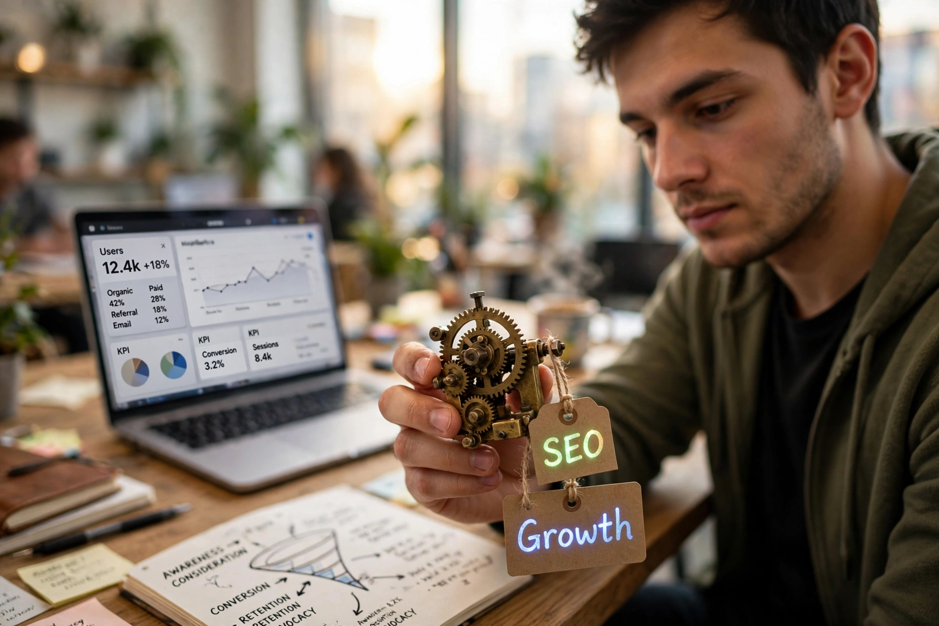 business technology office organic acquisition engine startups beginners