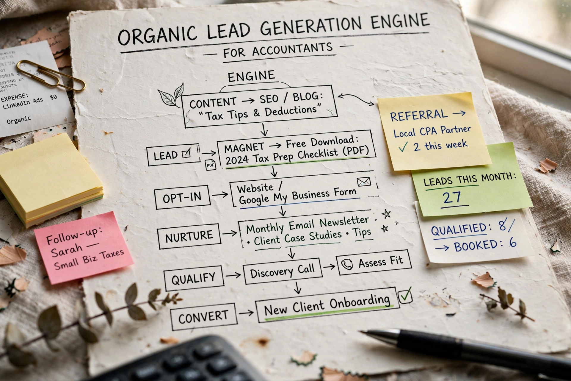 business technology office organic lead generation engine accountants
