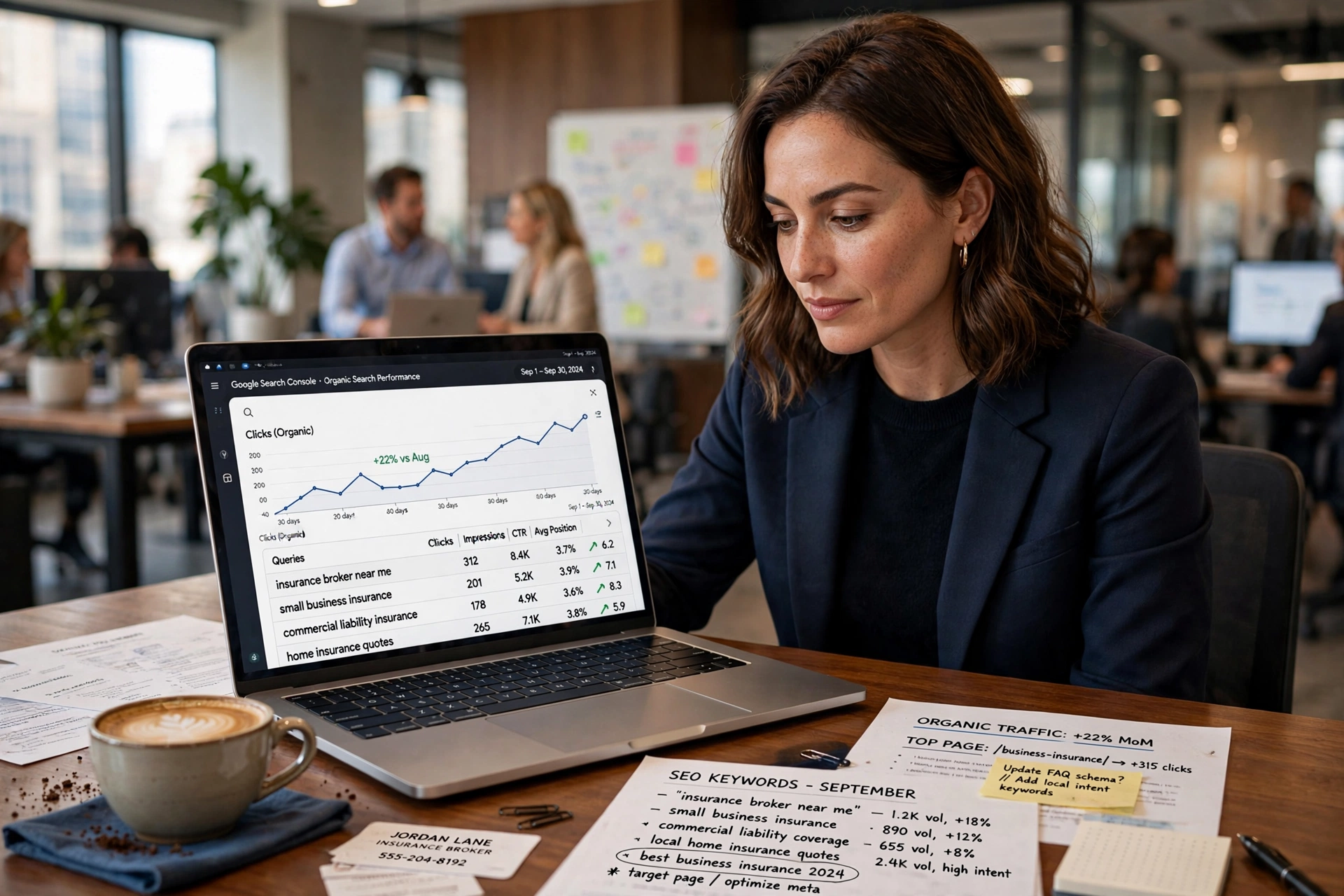 business technology office organic lead generation engine insurance