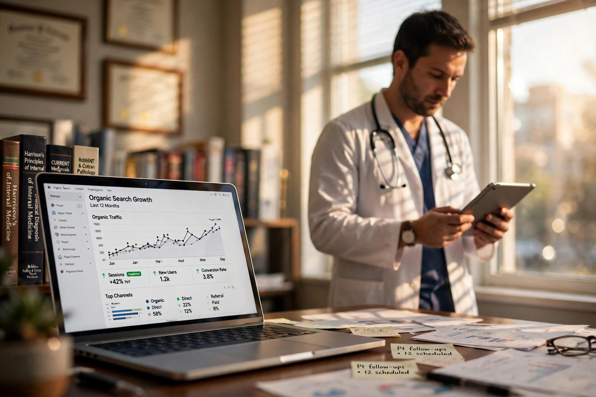 business technology office organic lead generation engine medical