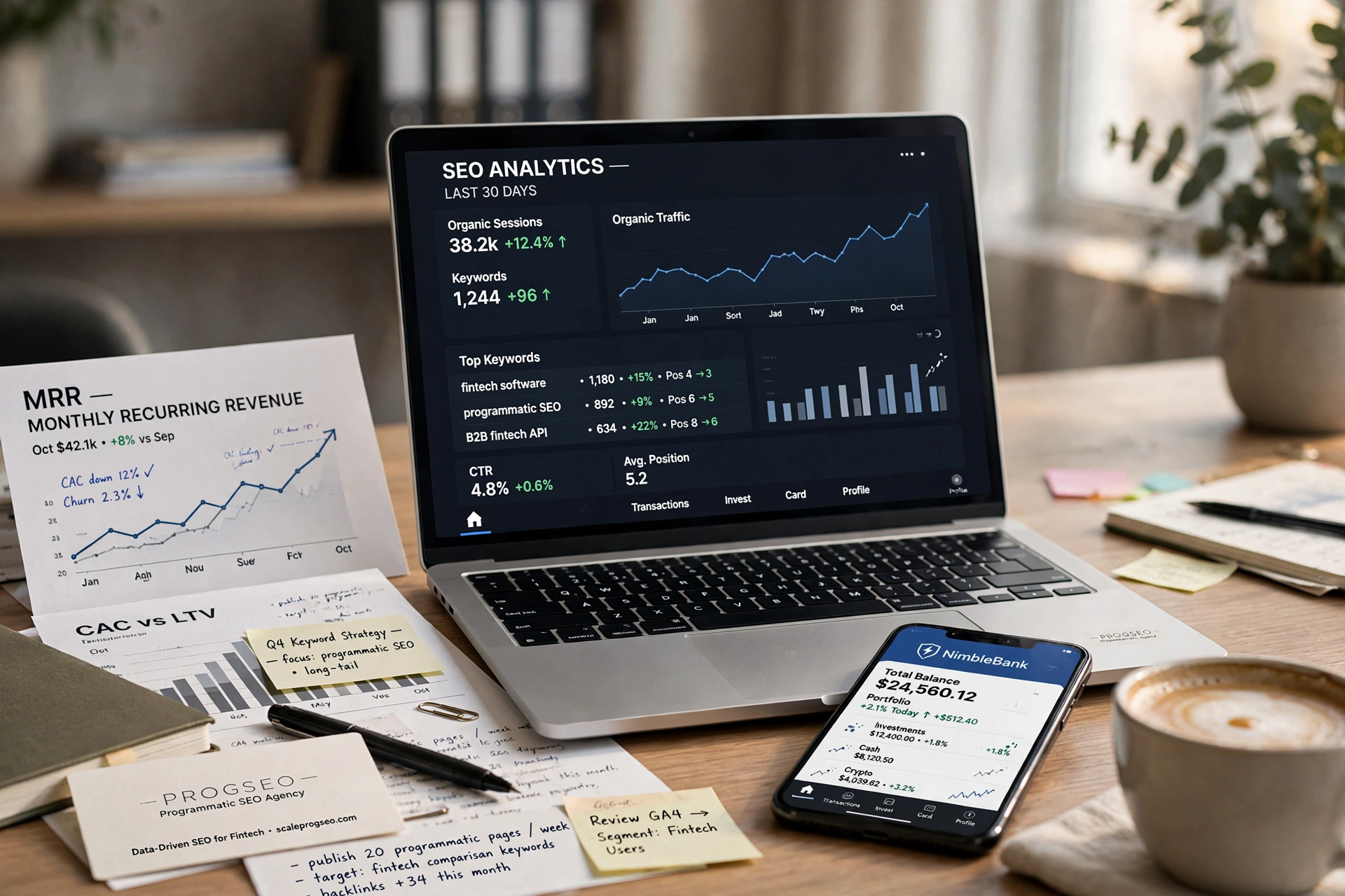 business technology office programmatic seo agency fintech companies