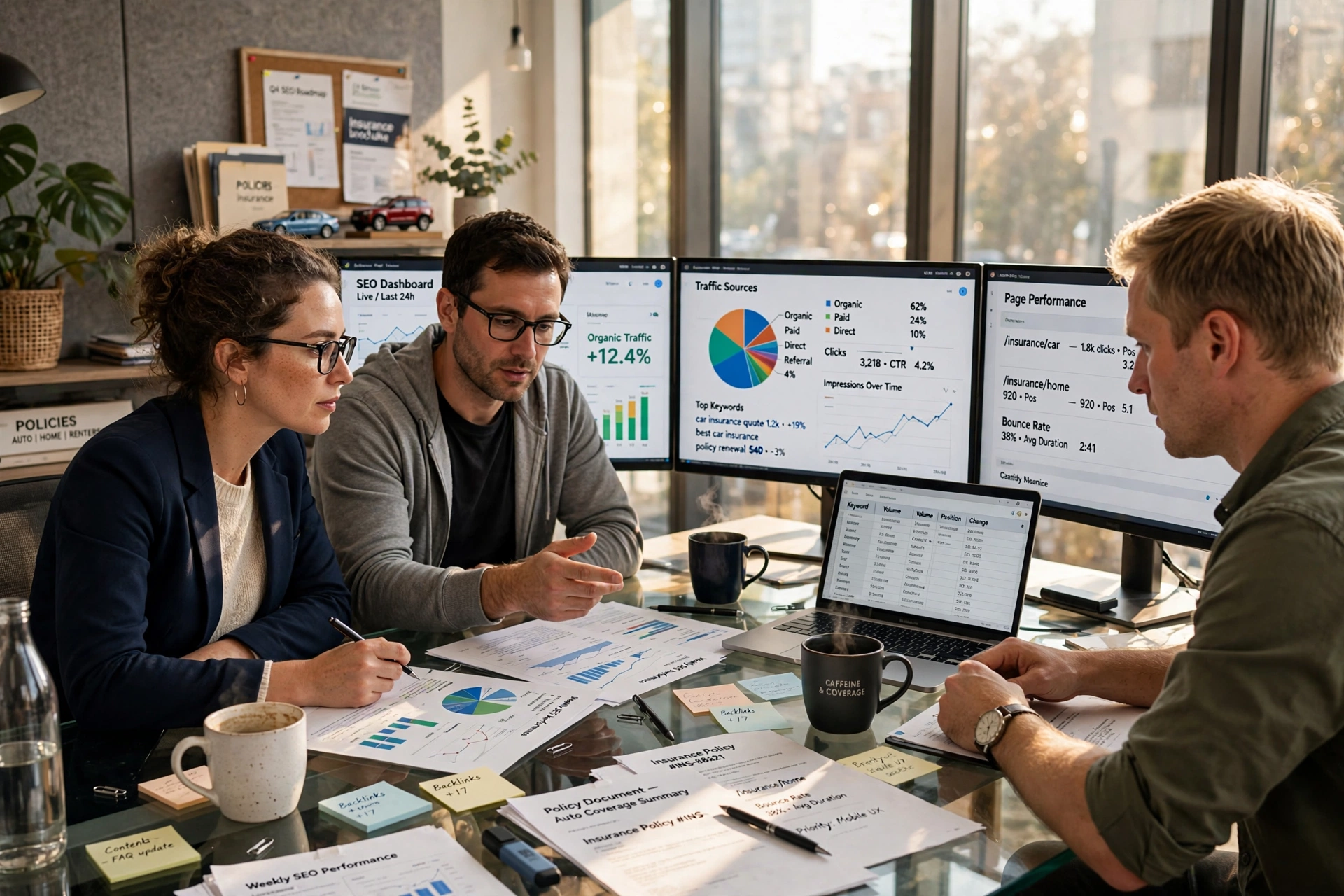 business technology office programmatic seo agency insurtech brands