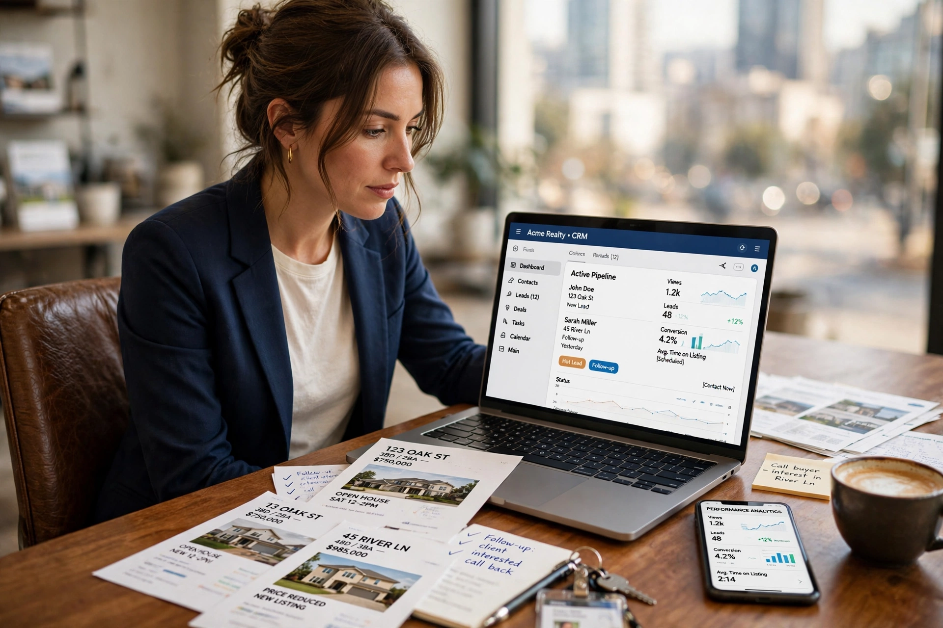 business technology office real estate crm reviews