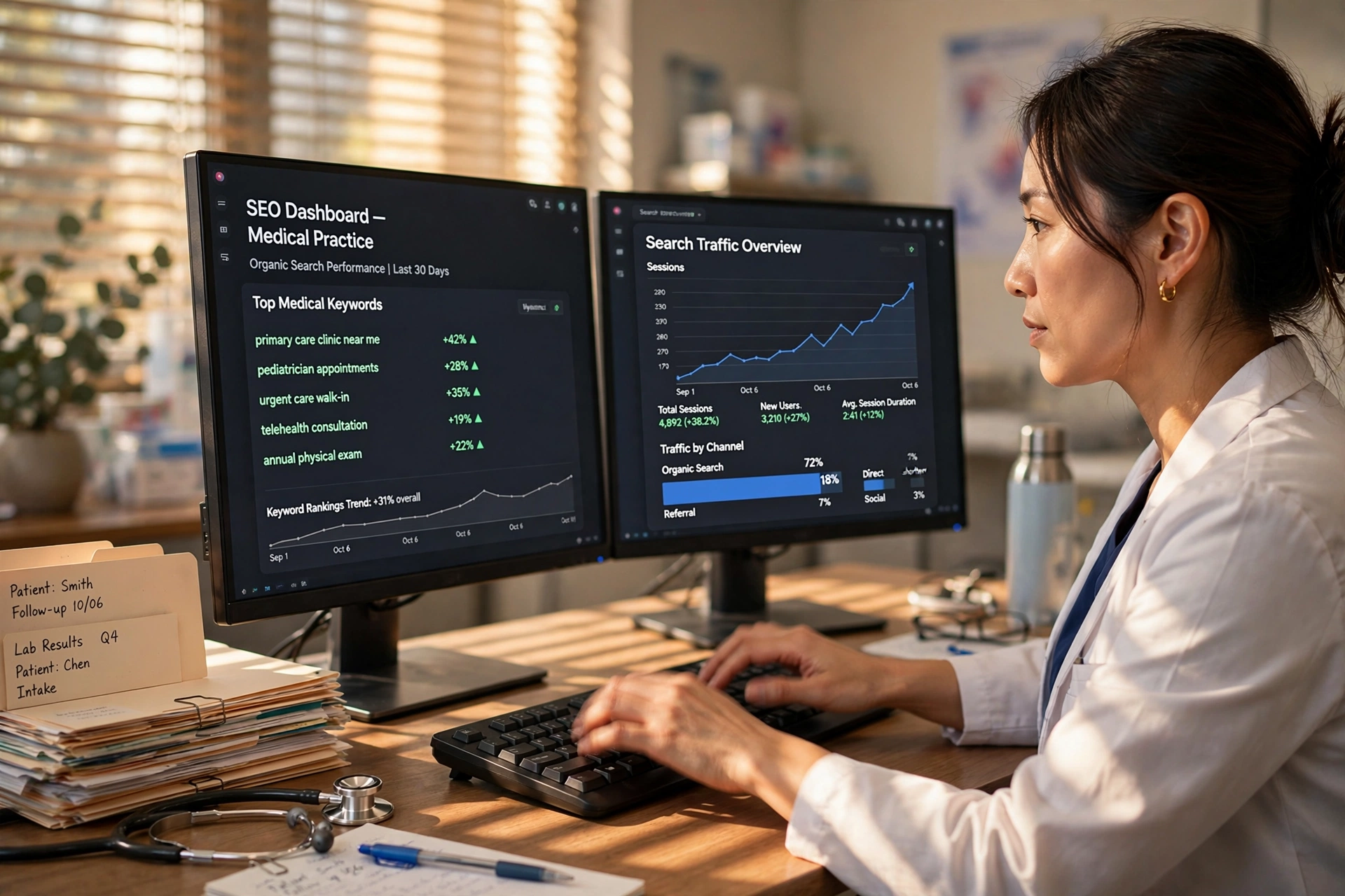 business technology office search traffic automation software medical