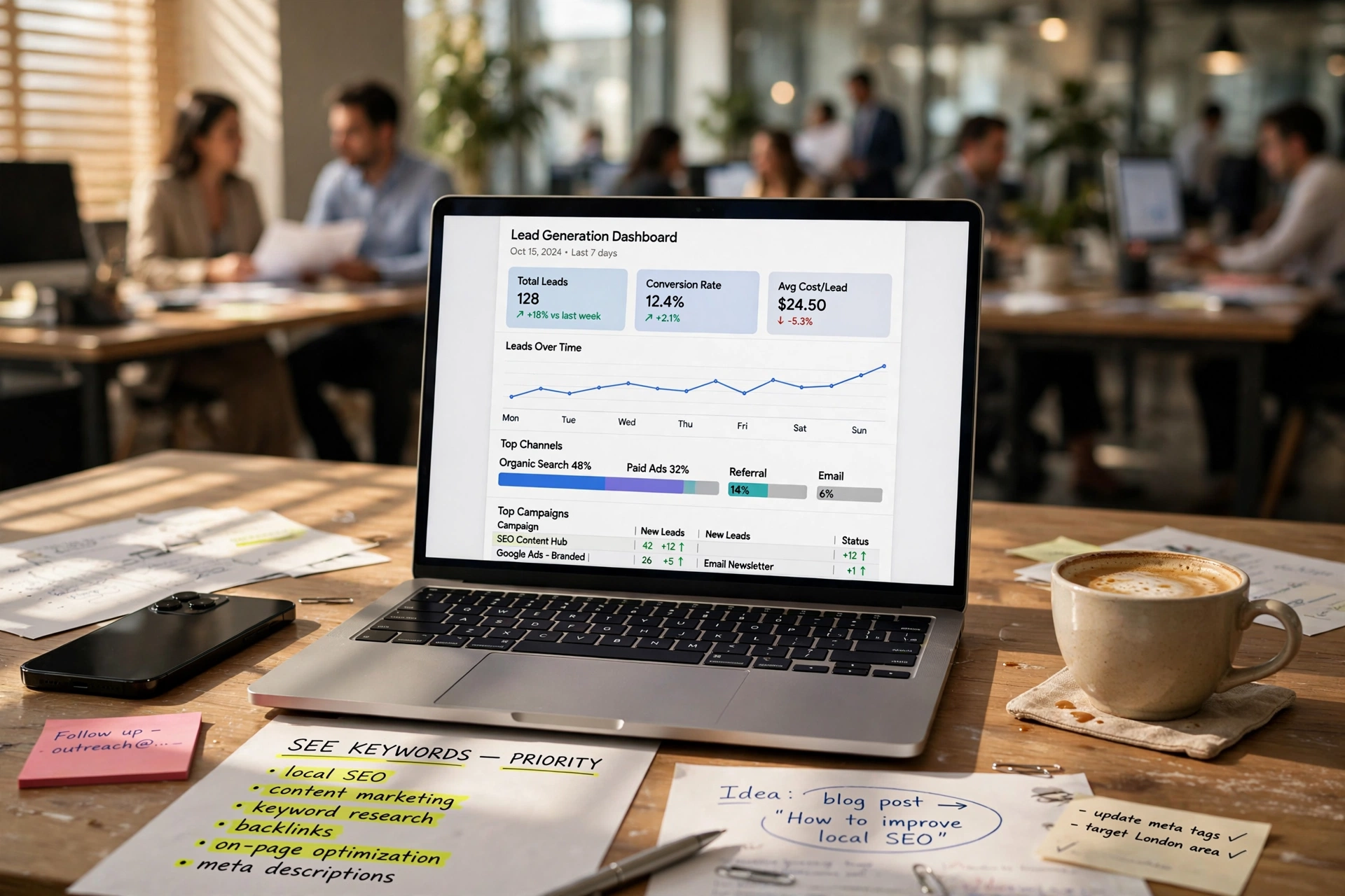 business technology office top ai lead generation service
