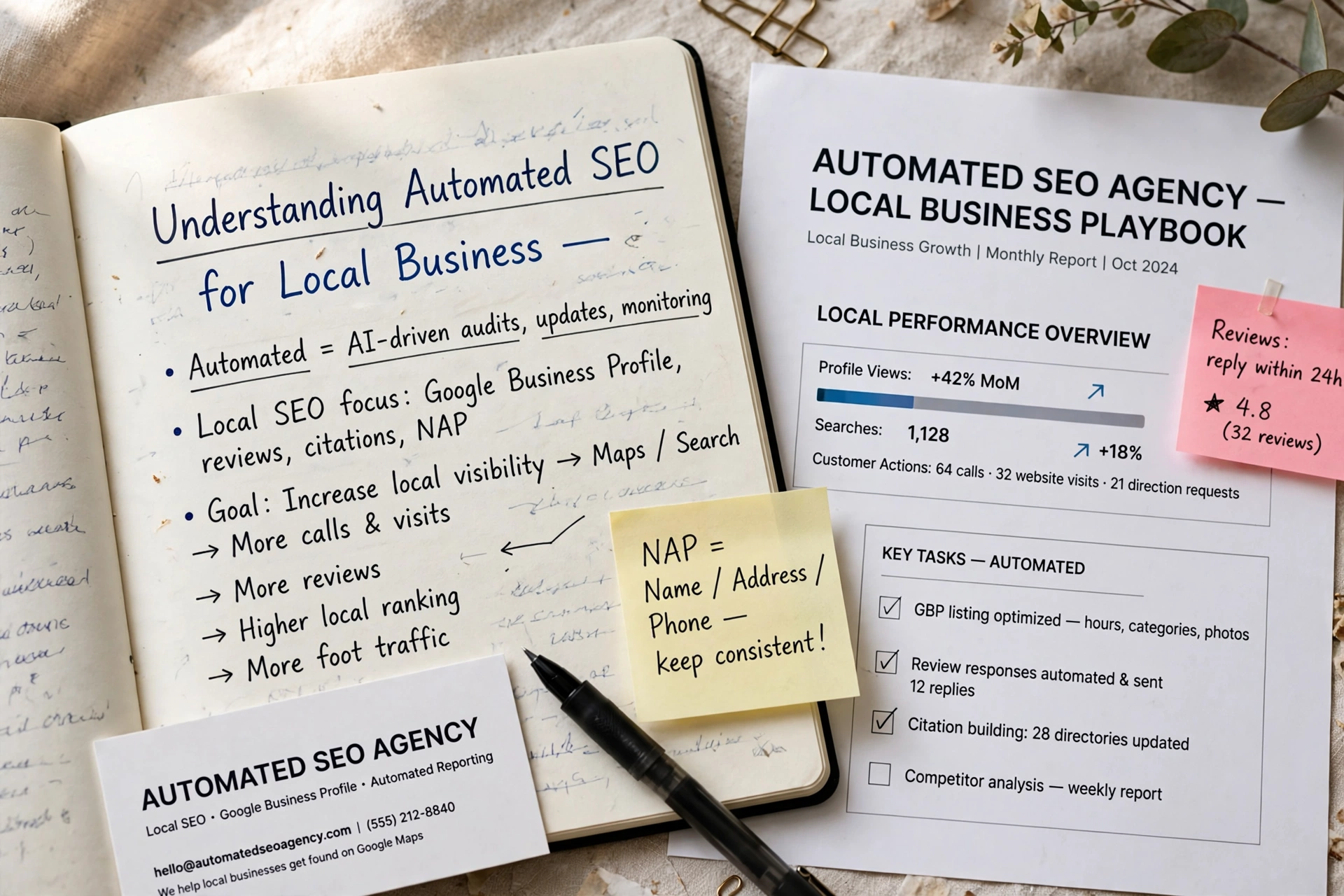 business technology office understanding automated seo agency local