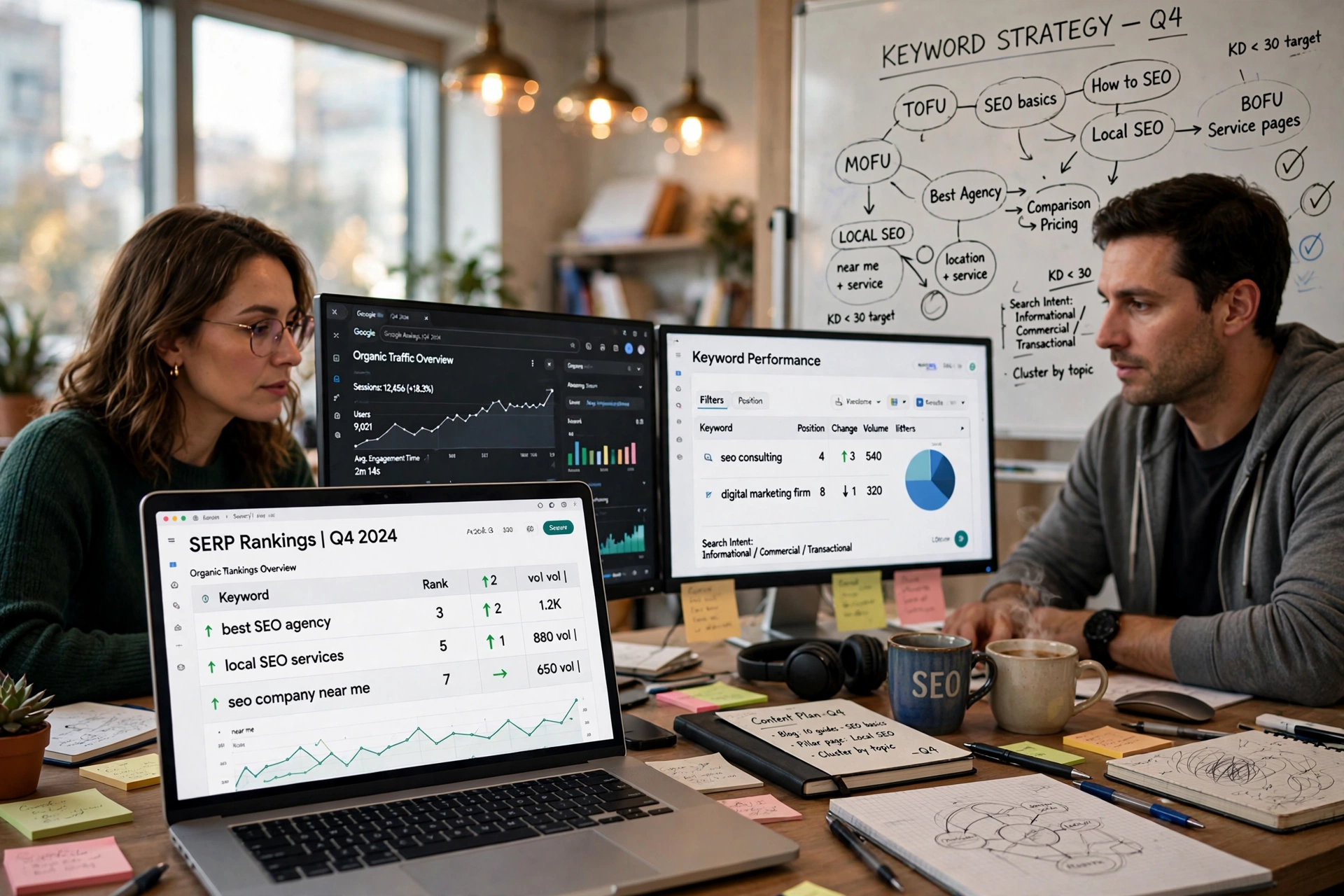 business technology office understanding seo agency service