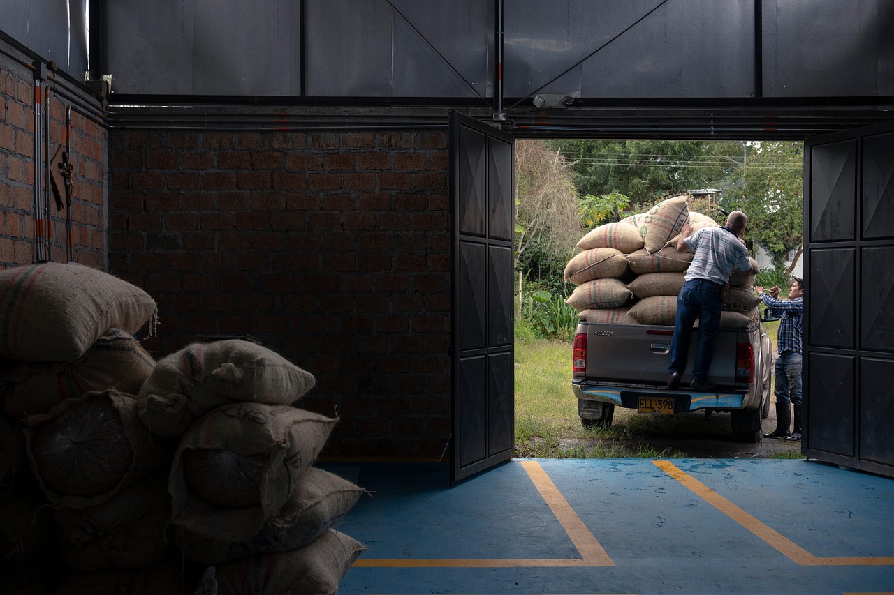 Busy Louisville warehouse workers handling packages