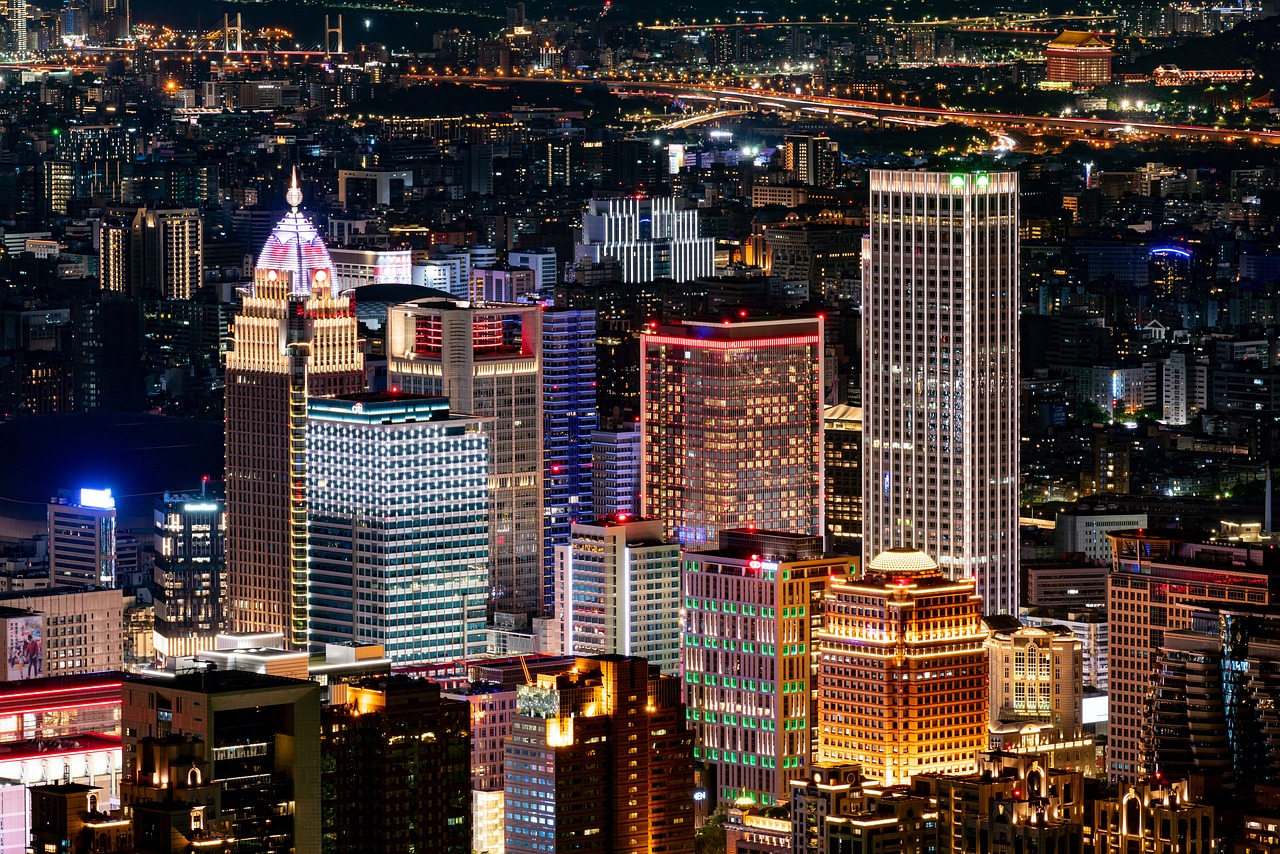 Oklahoma City business team discussing sales strategies with city skyline