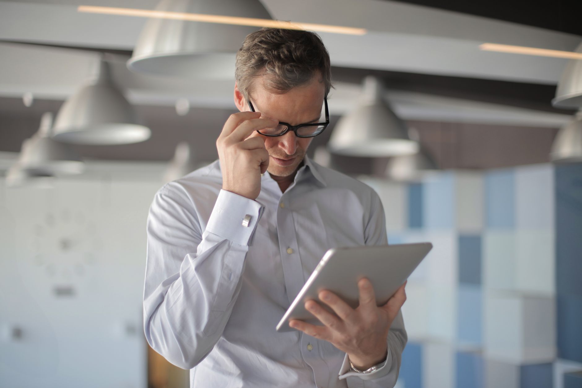 Franchise operator analyzing AI-generated lead reports