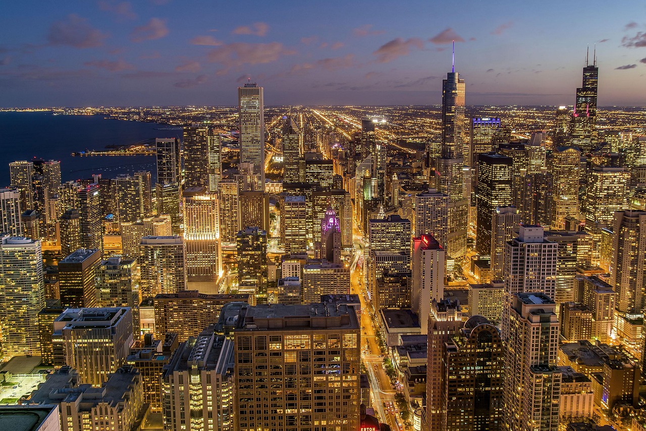 Chicago skyline representing local business growth