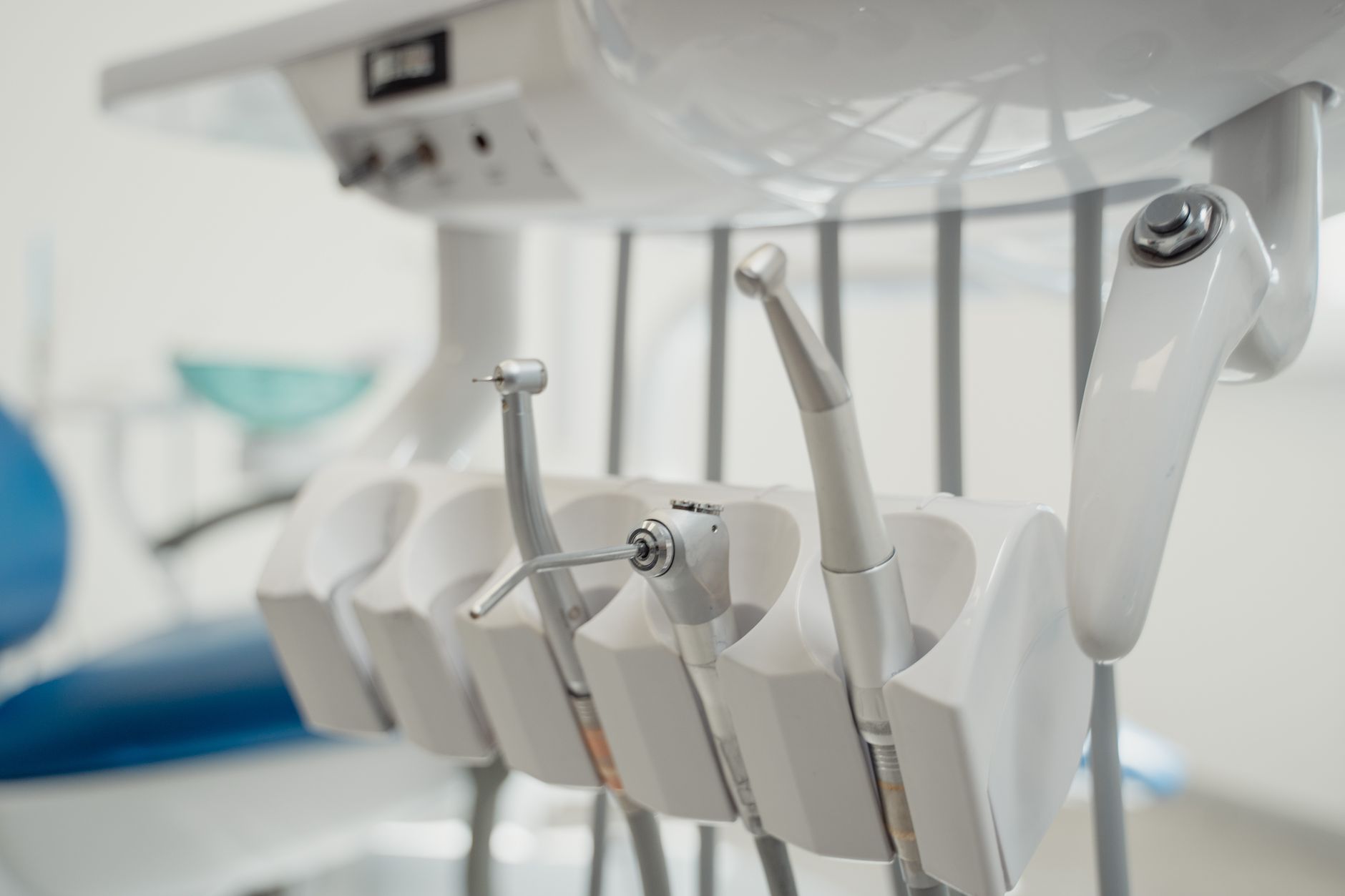 Contemporary dental clinic waiting area with friendly staff