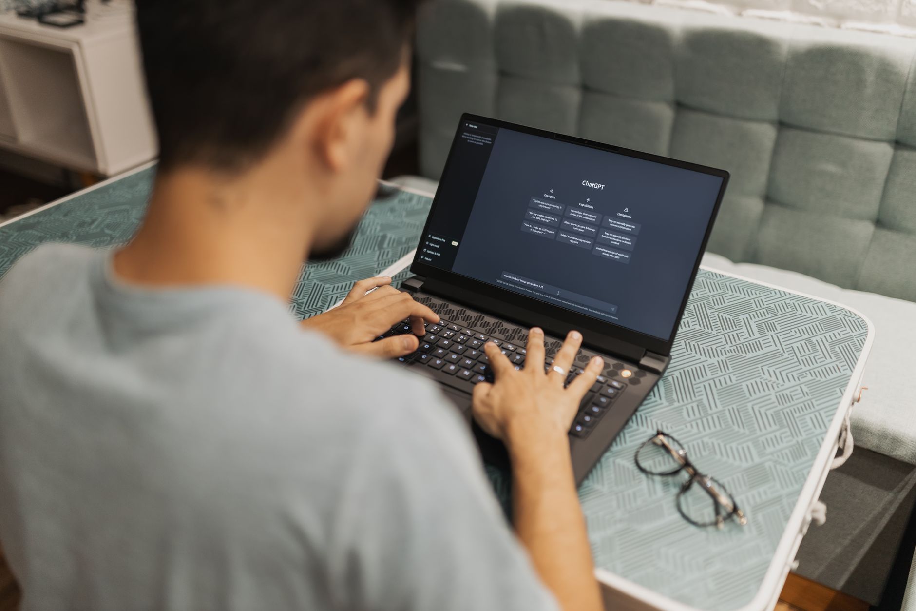 AI sales dashboard showing real-time lead qualification metrics