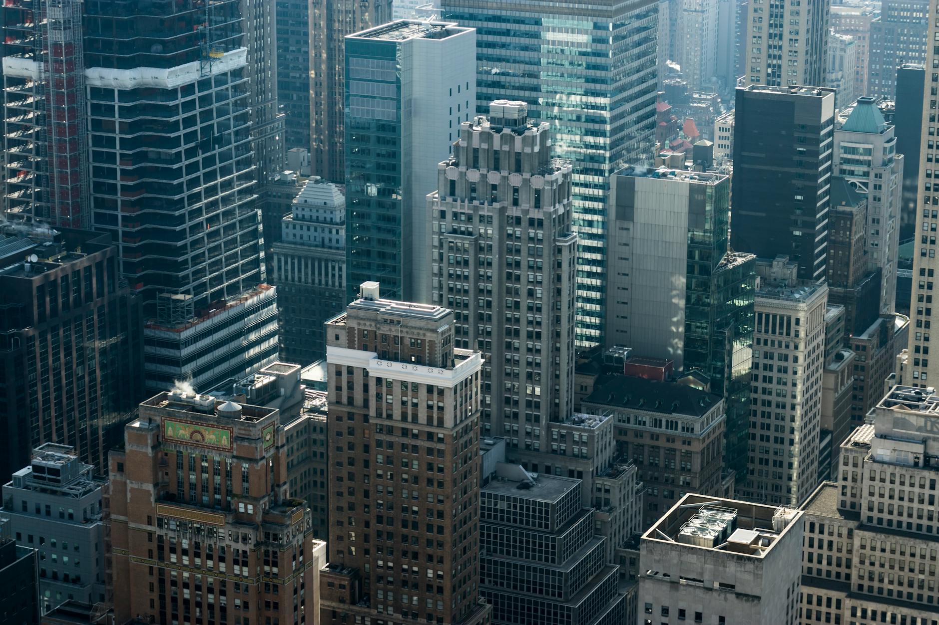 New Orleans business district skyline