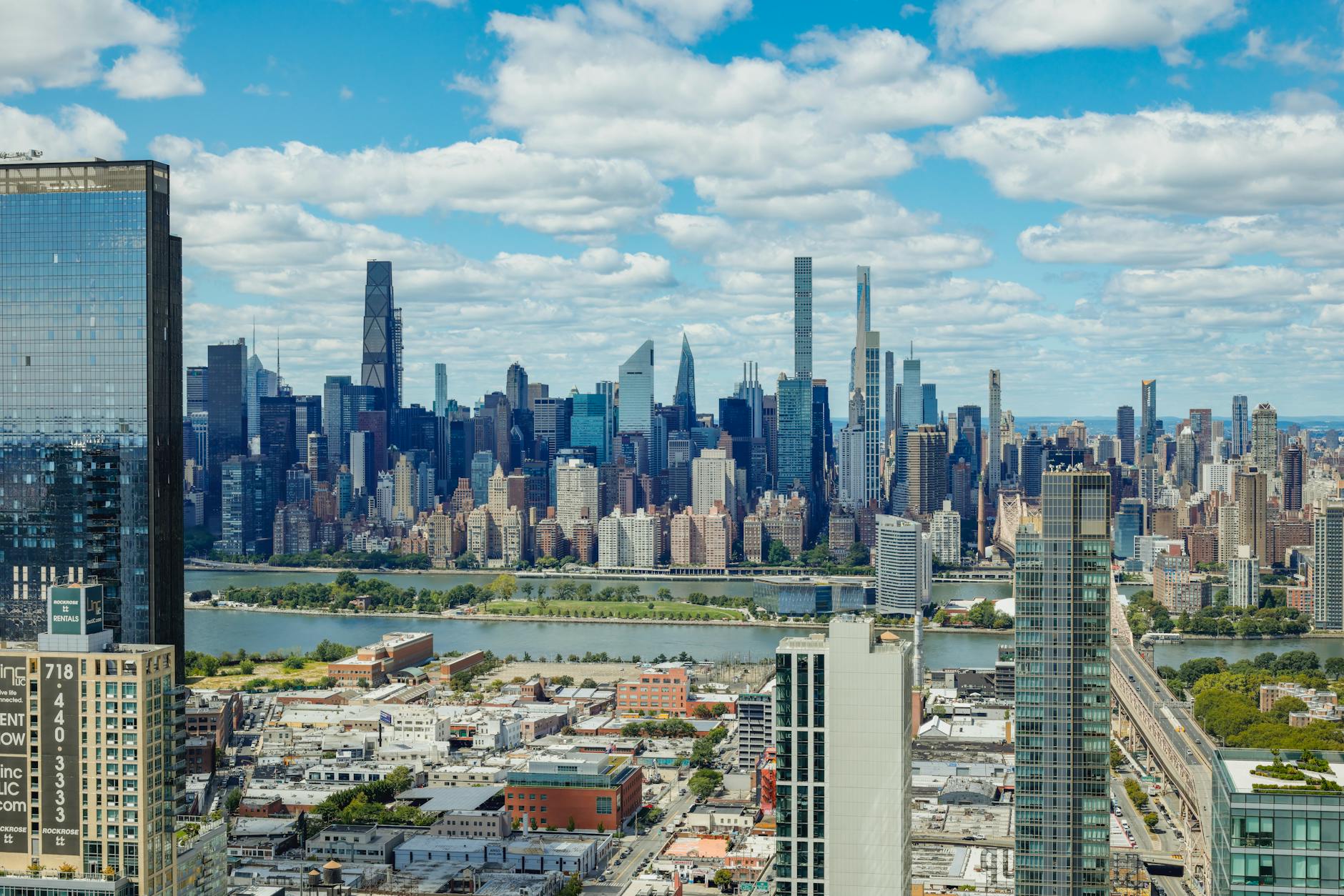 New York lawyer in modern office with city skyline