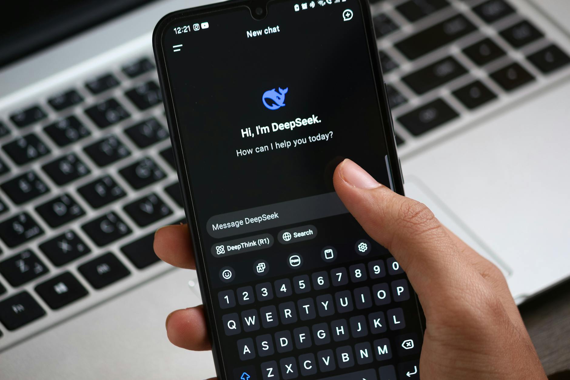AI de fechamento de negócios interface em tela de vendas