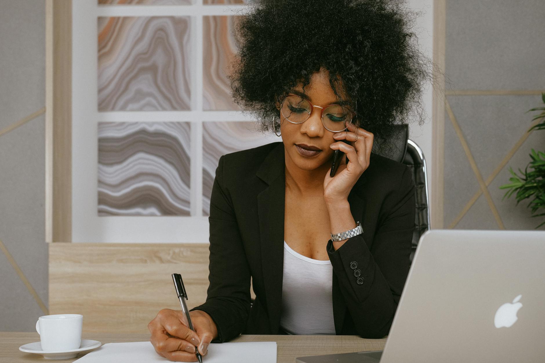 Busy Omaha business handling phone calls