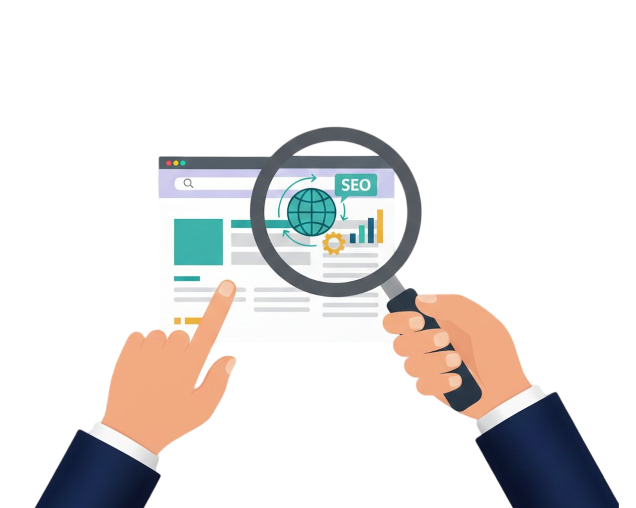 AI-powered local SEO dashboard showing ranking improvements for multiple keywords