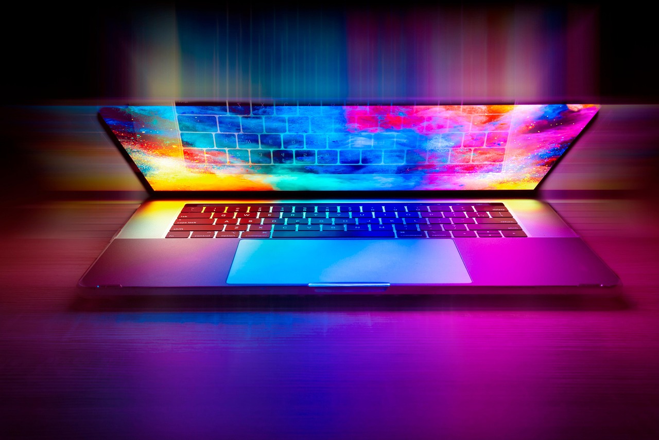 Modern office in Albuquerque using AI screens