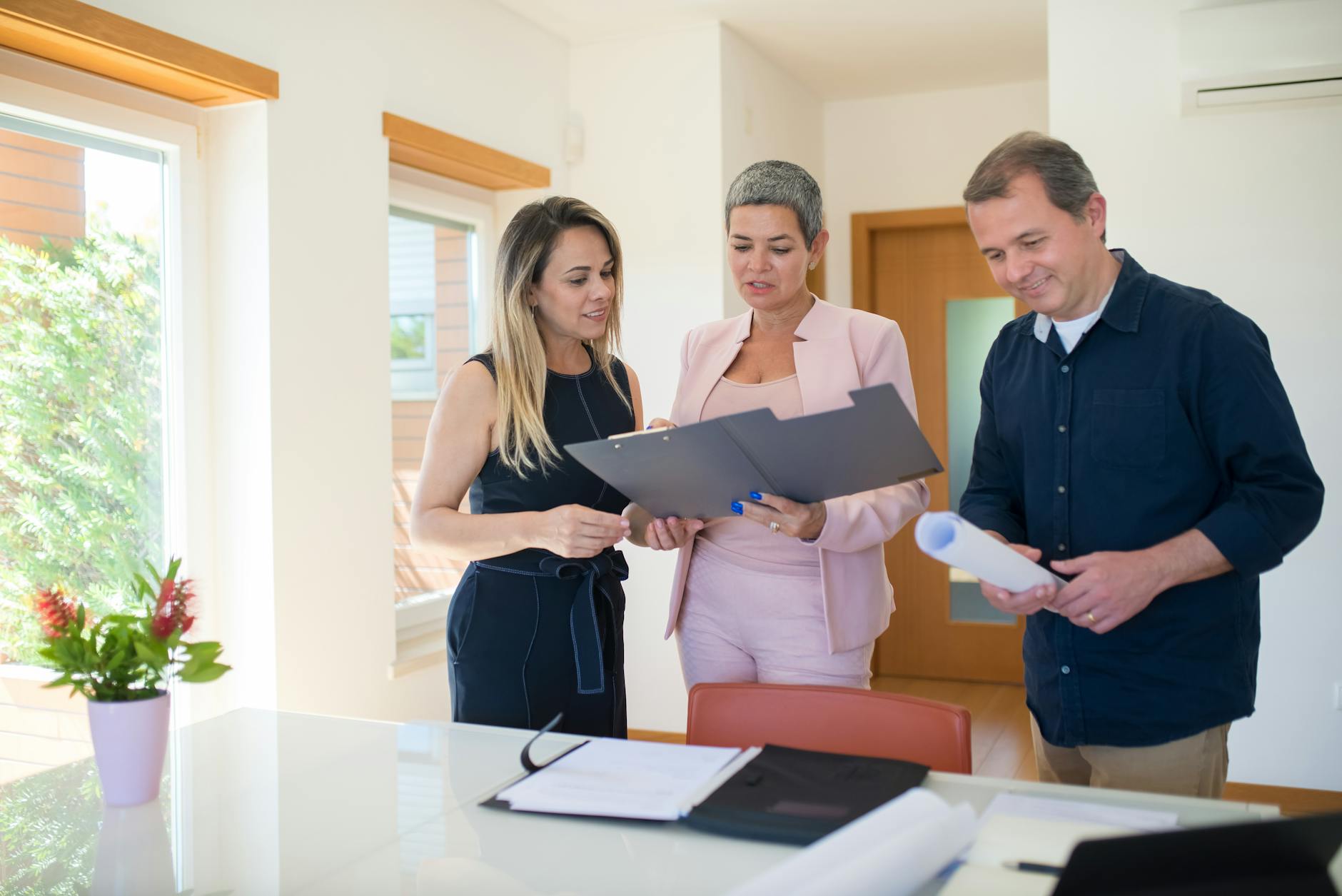 San Antonio sales team collaborating in modern office