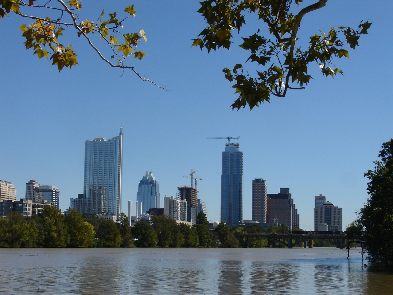Austin TX skyline with tech offices