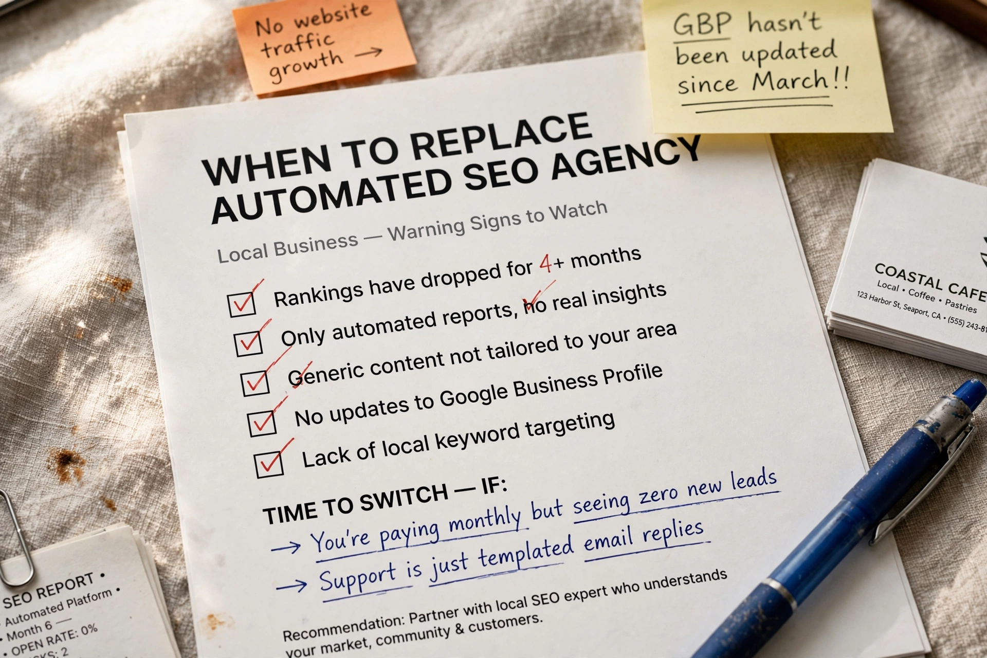 business technology office when replace automated seo agency
