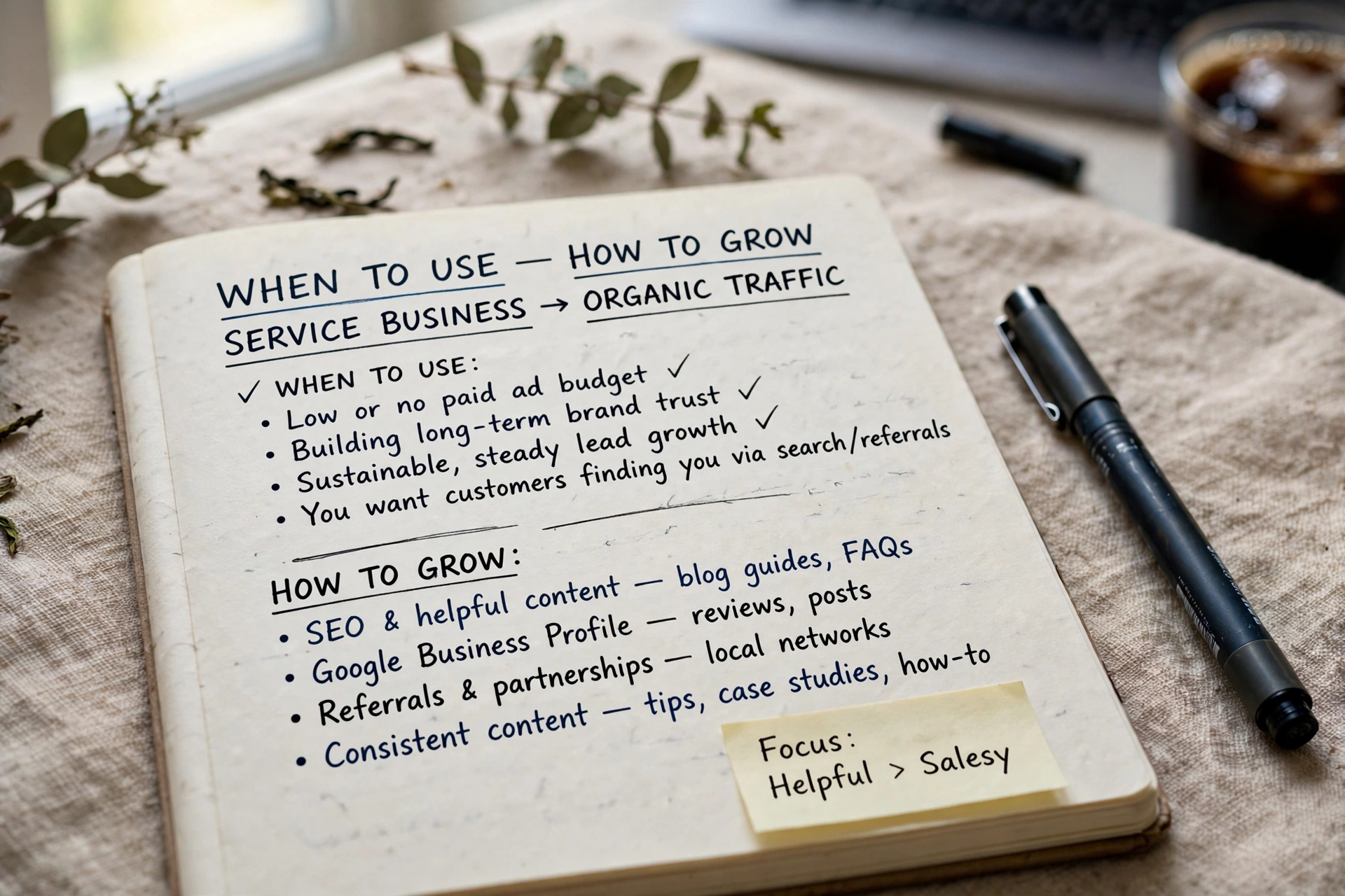 business technology office when use grow service organic
