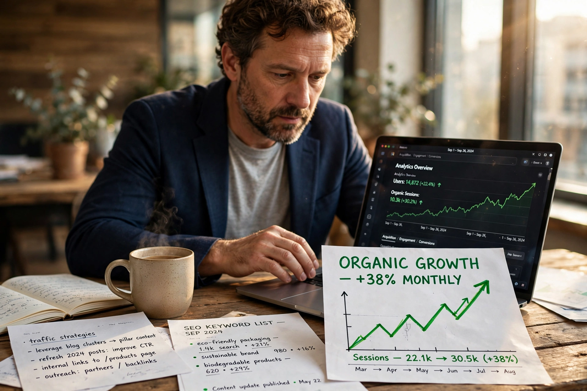 business technology office buy grow service organic traffic