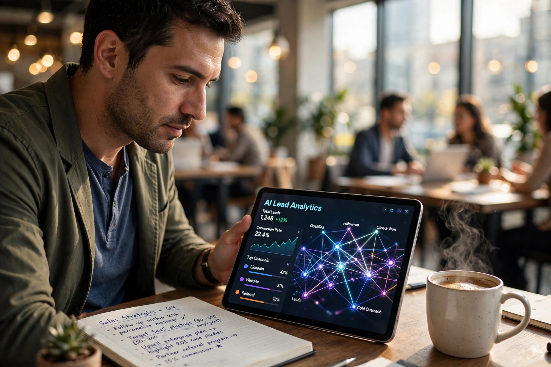 business technology office find ai lead generation service