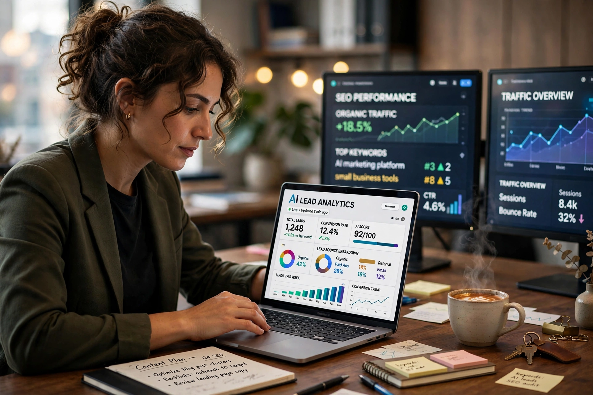 business technology office ai lead generation service is