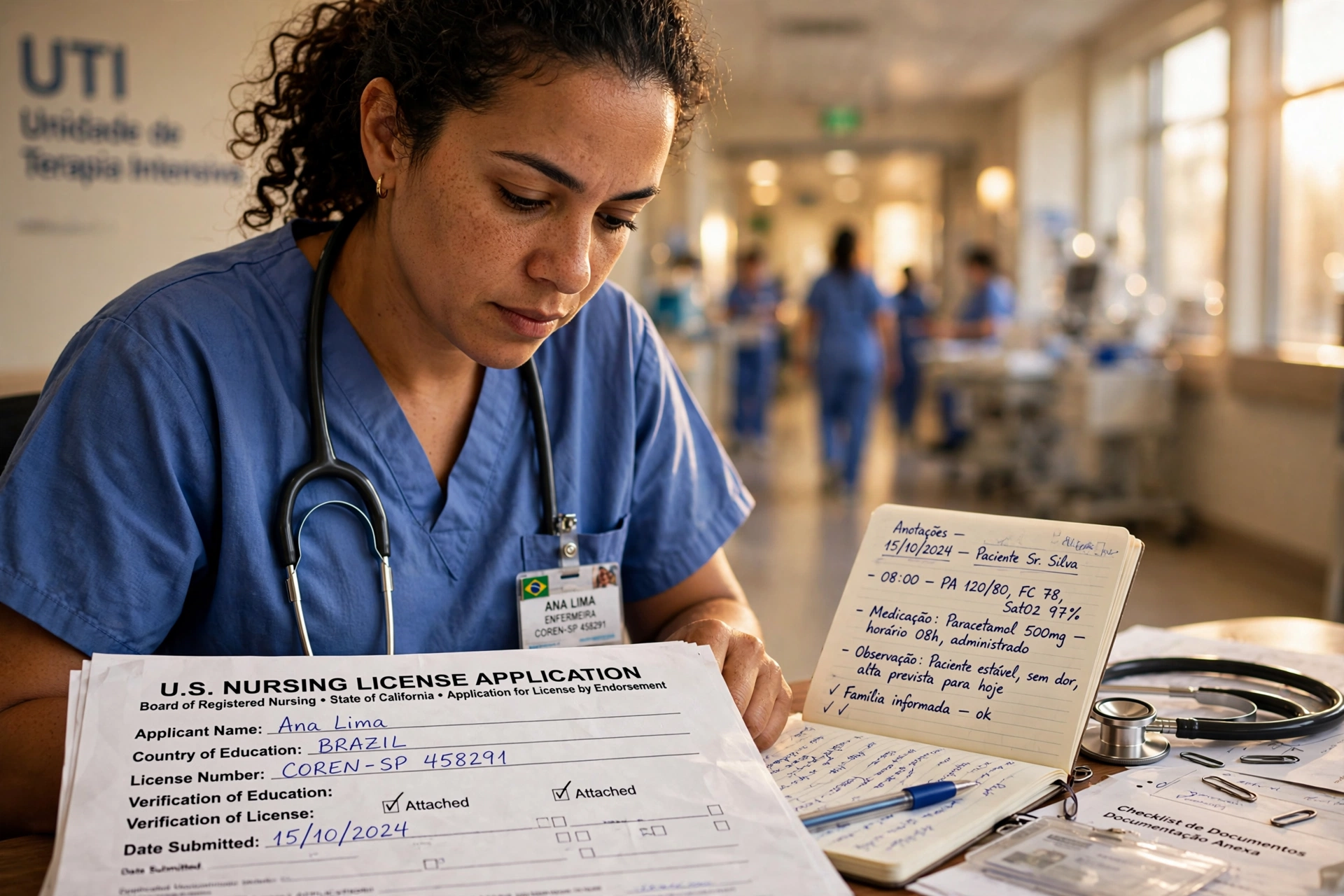 nurse hospital usa board nursing brasileiros