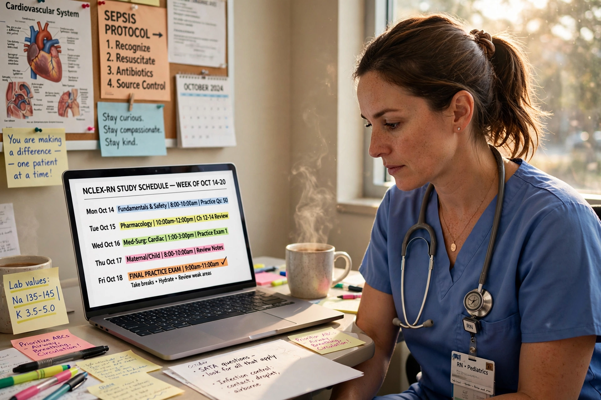nurse hospital usa cronograma nclex
