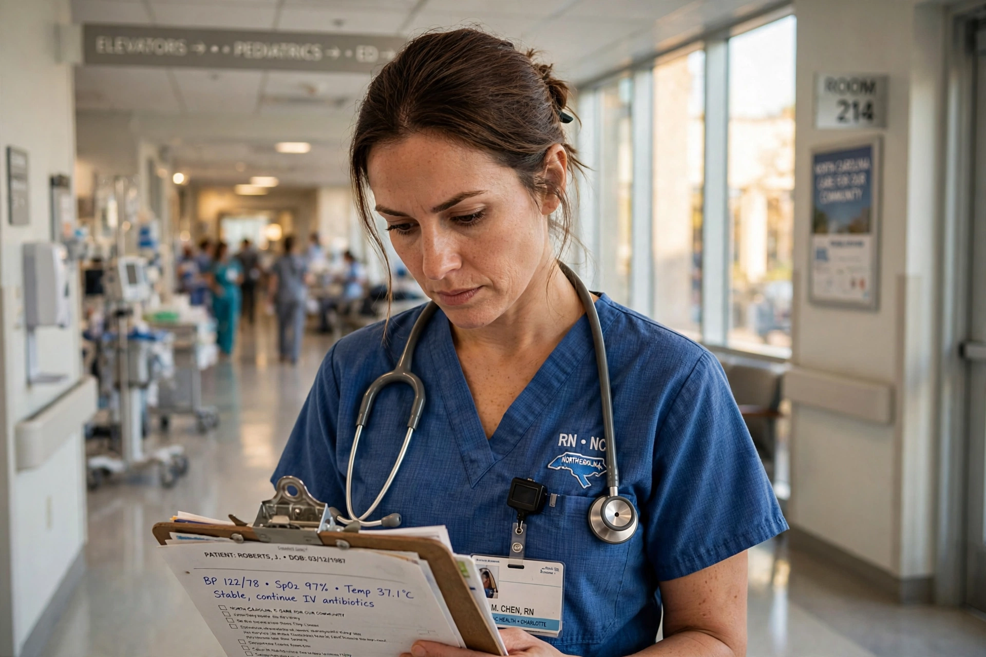 nurse hospital usa exame nclex north carolina