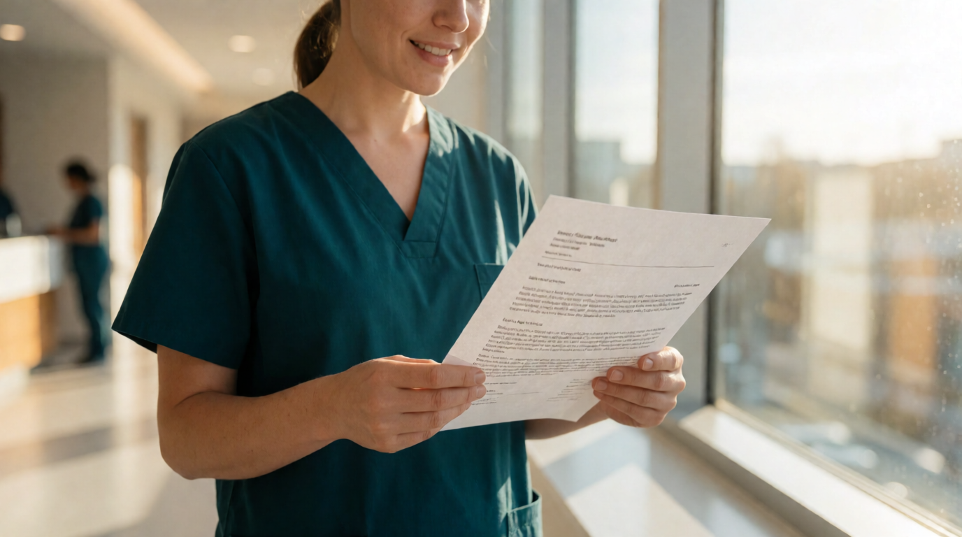 nurse hospital usa quando pedir job offer