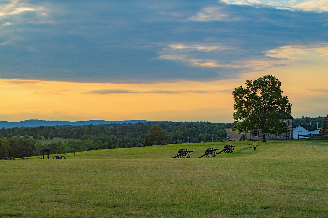 sunset, canon, battle, virginia, america, usa, clouds, nature, virginia, virginia, virginia, virginia, virginia