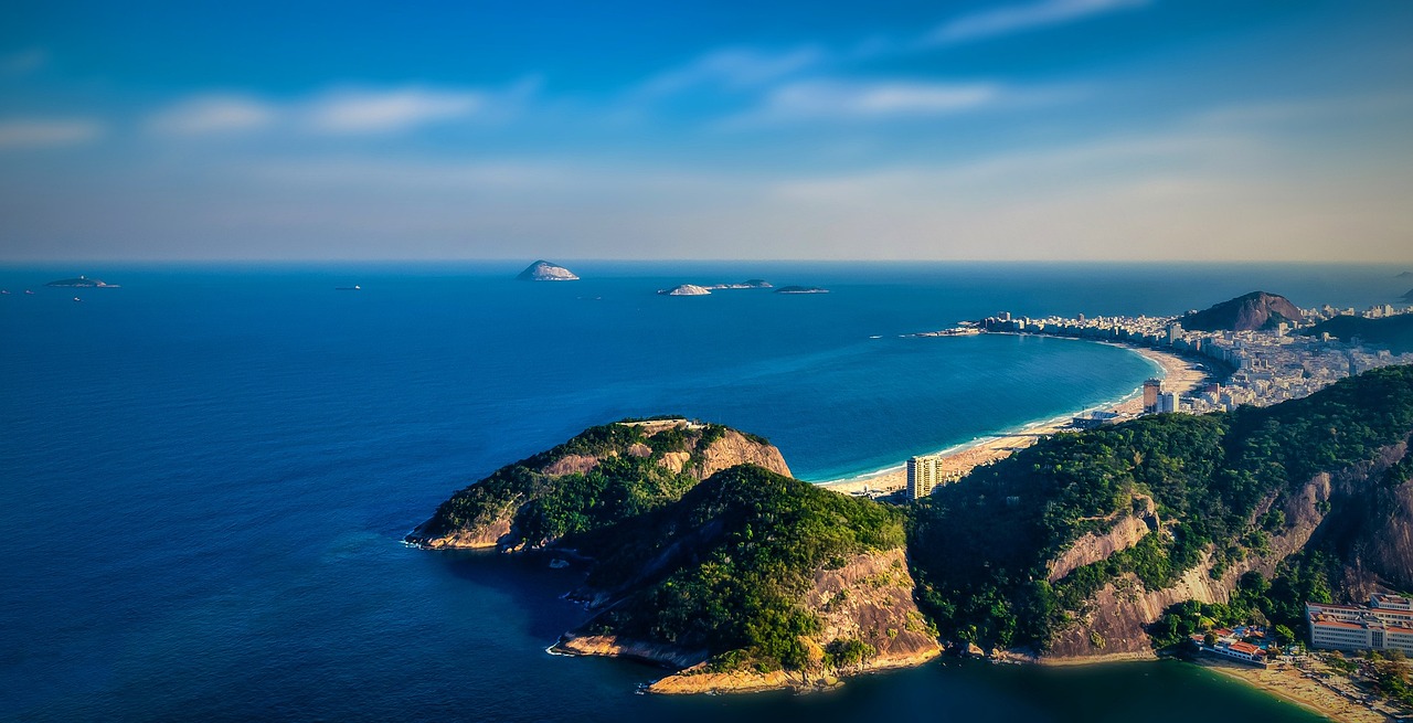 rio, rio de janeiro, brazil, the sea, beach, nature, holiday, copacabana, view of rio