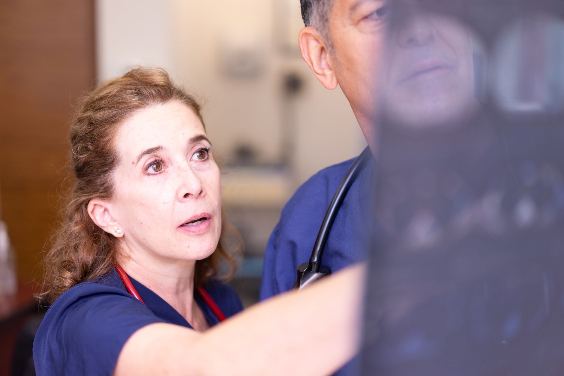 Enfermeira brasileira em hospital americano