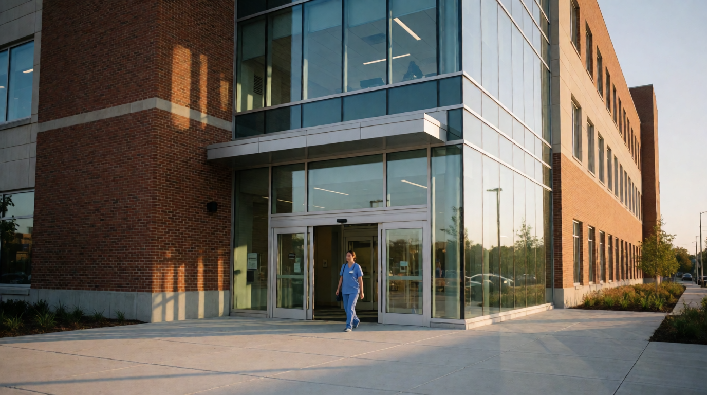 Fachada do Rhode Island Hospital em Providence