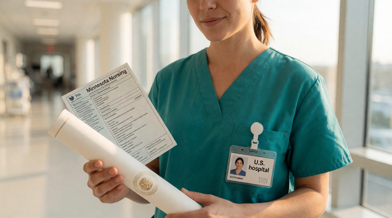 nurse hospital usa valida diploma minnesota