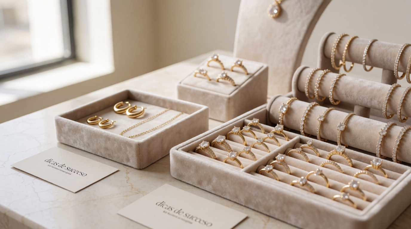 woman styling jewelry