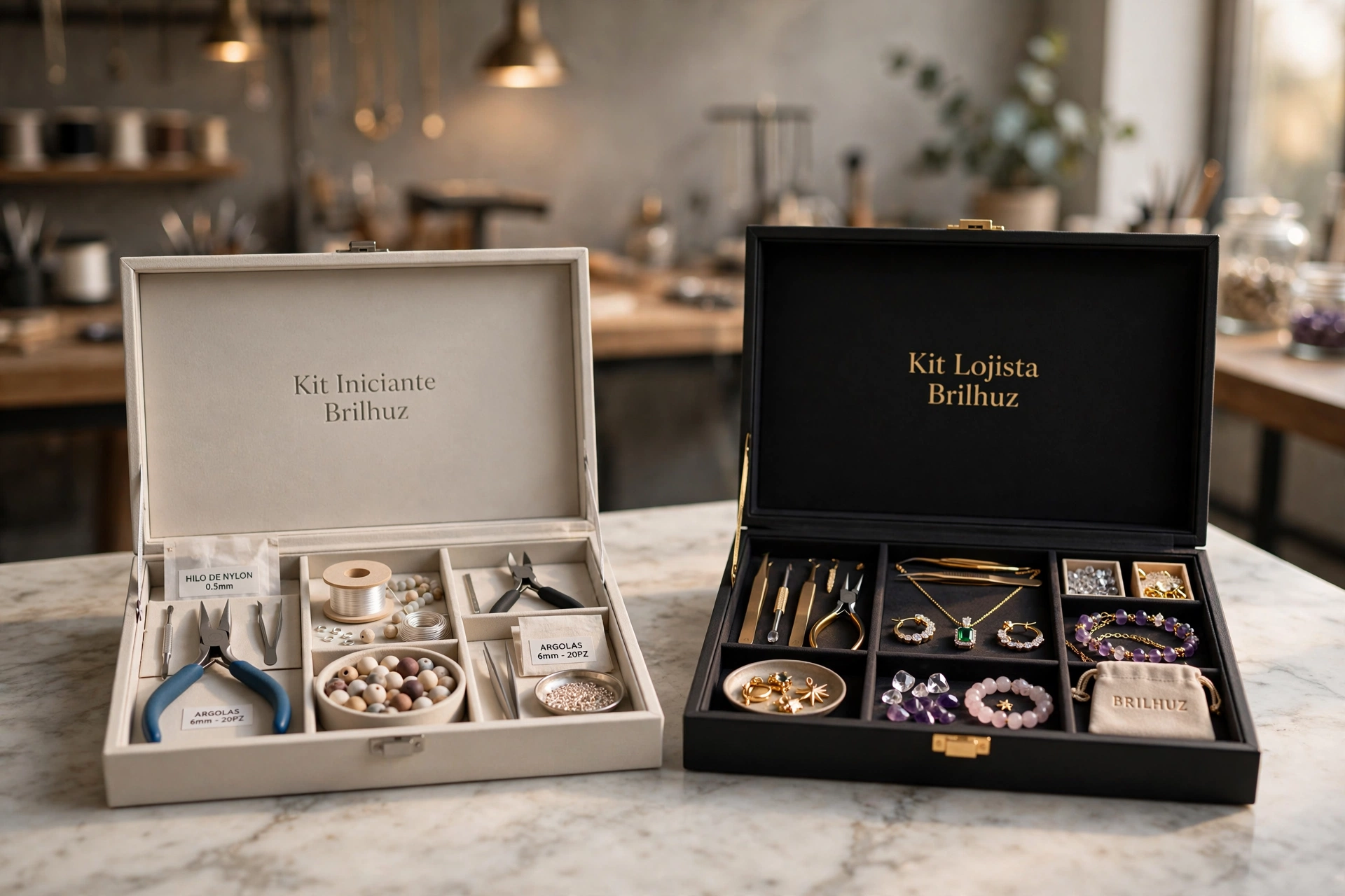 woman styling jewelry