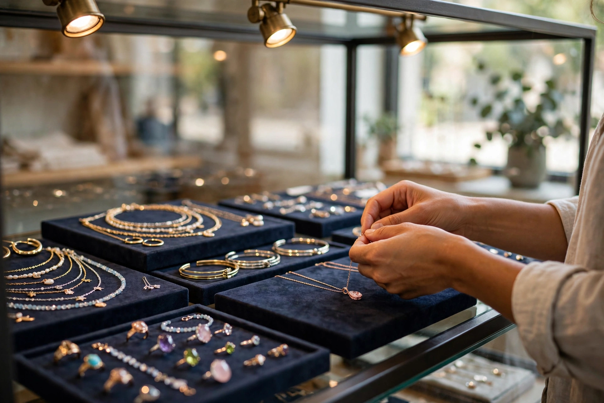 jewelry boutique display