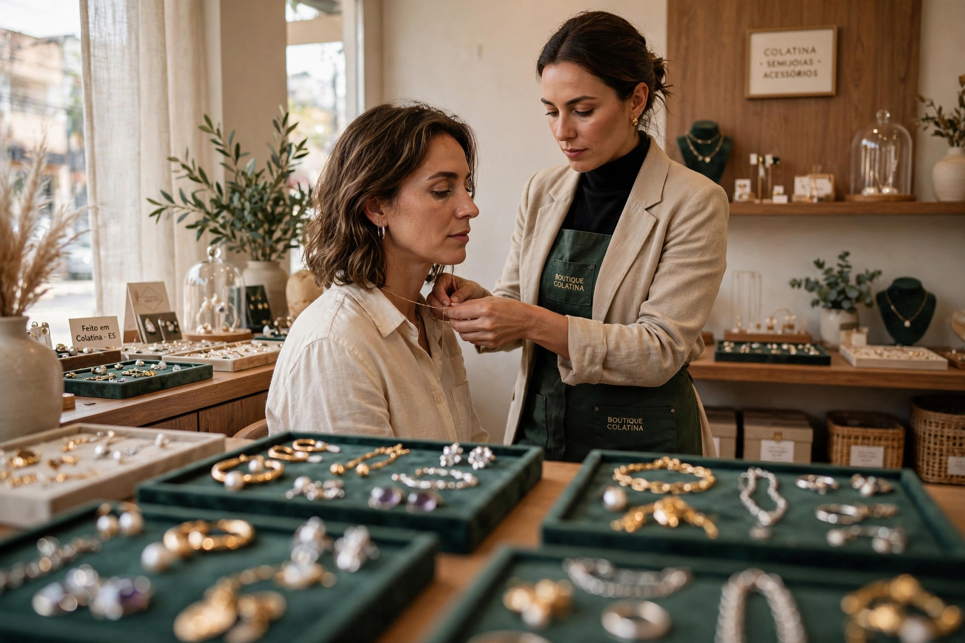 jewelry boutique display