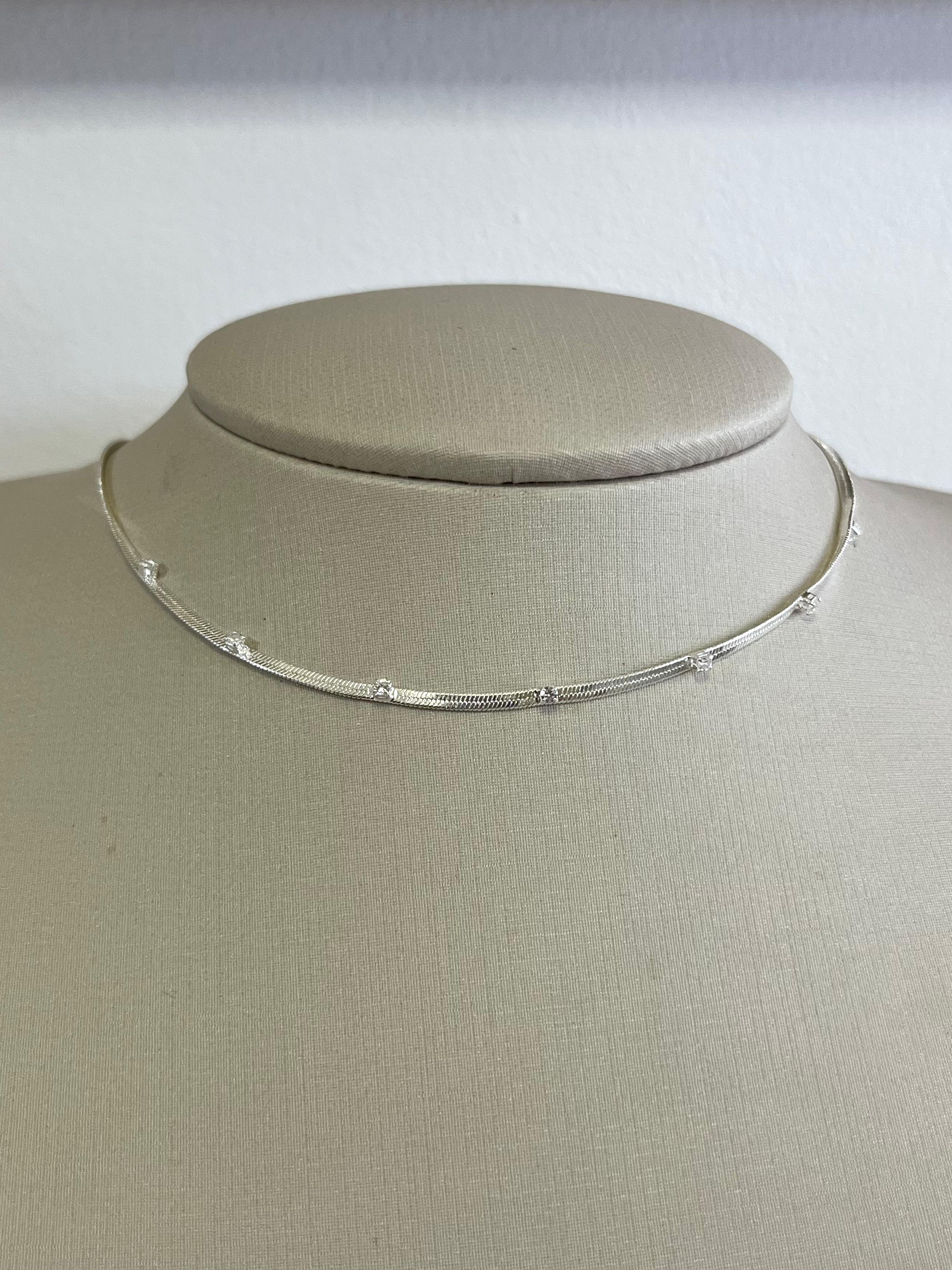 CHOKER 3 ZIRCÔNIAS