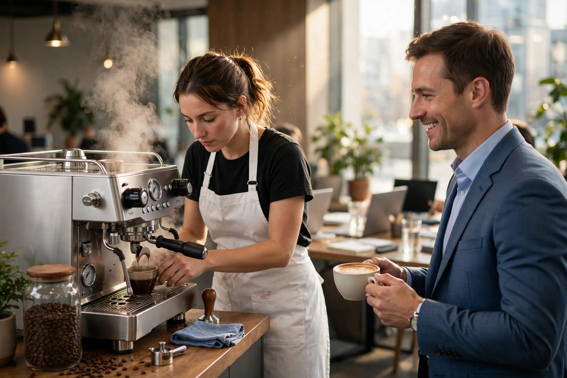 commercial coffee service advantages managed services