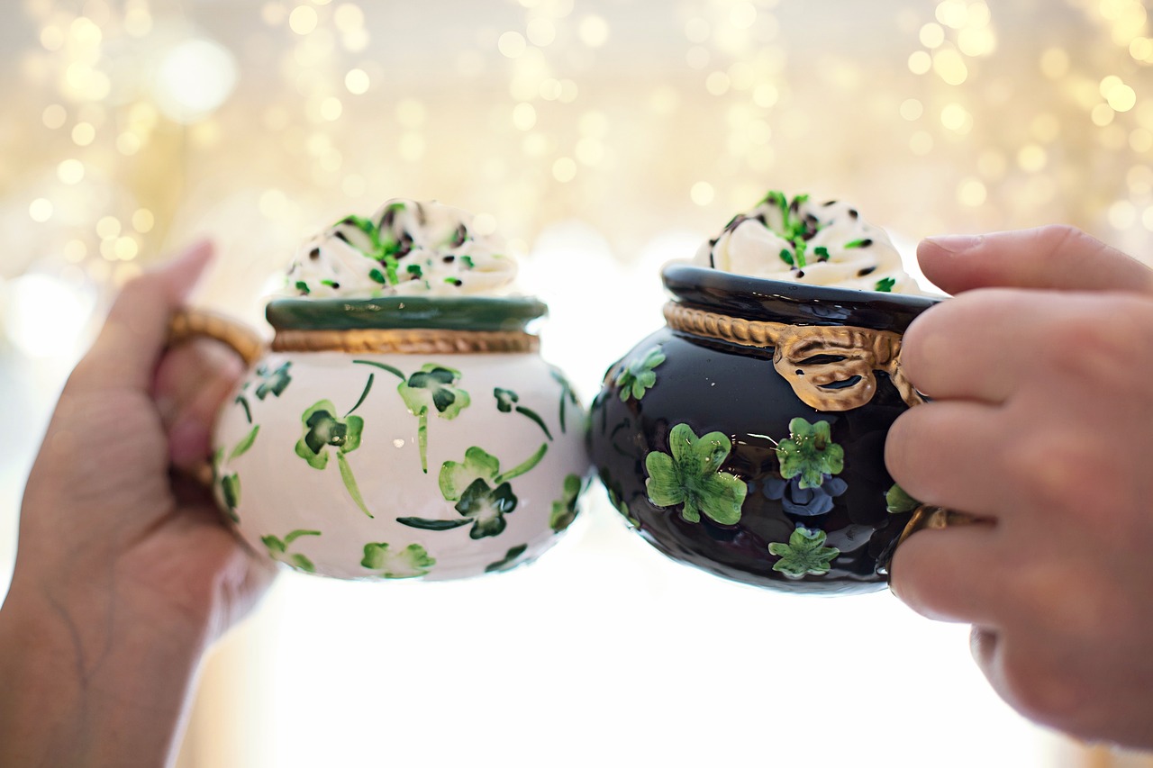 st paddy's day, st patrick's day, cheers, irish coffee, coffee, green, celebration, traditional, greeting, text space, white space, irish coffee, irish coffee, irish coffee, irish coffee, irish coffee