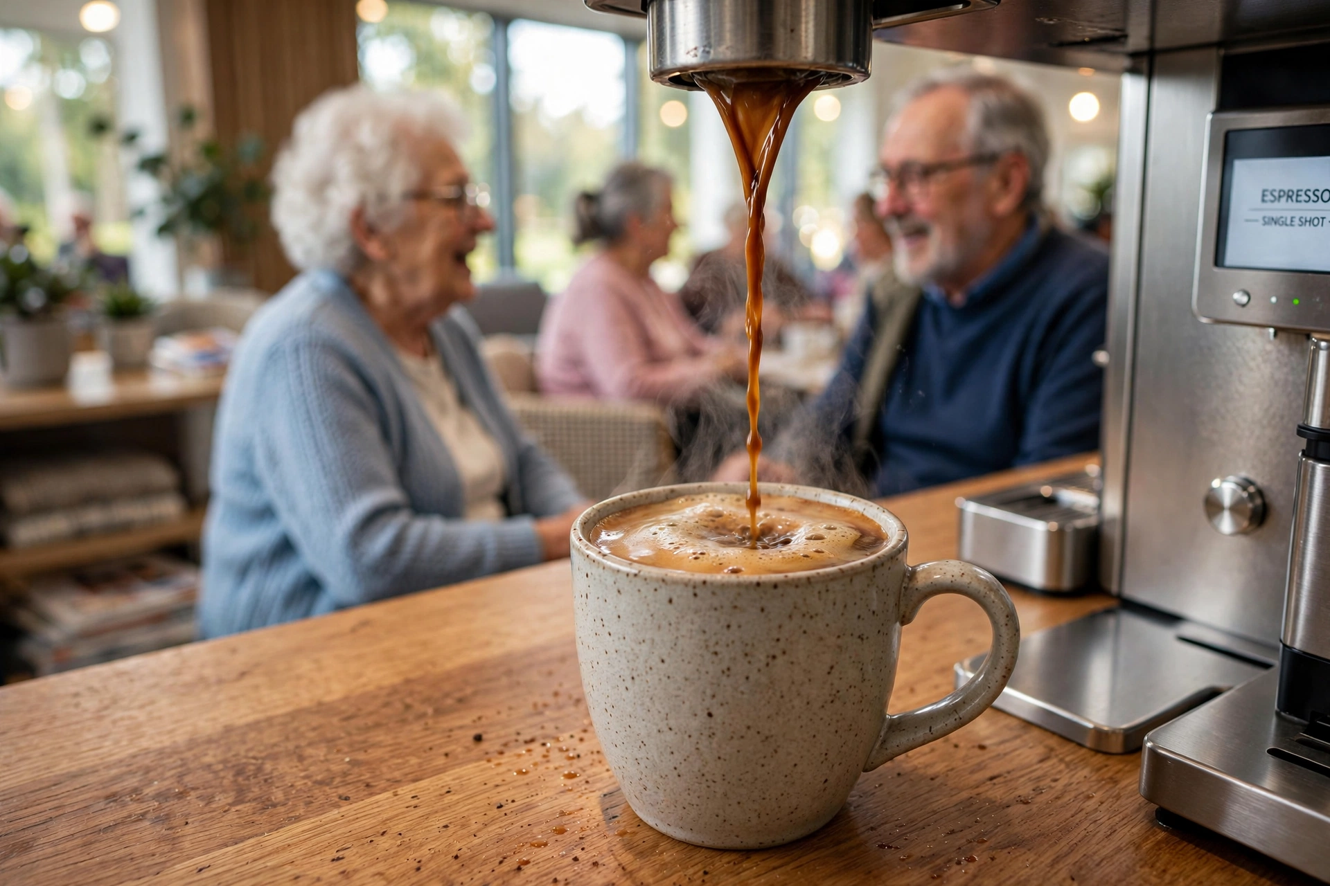 commercial coffee service high volume automated retirement communities