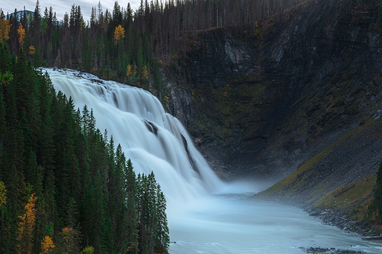mountains, canada, british columbia, beautiful, landscape, lake, water, long exposure, nature, motion blur