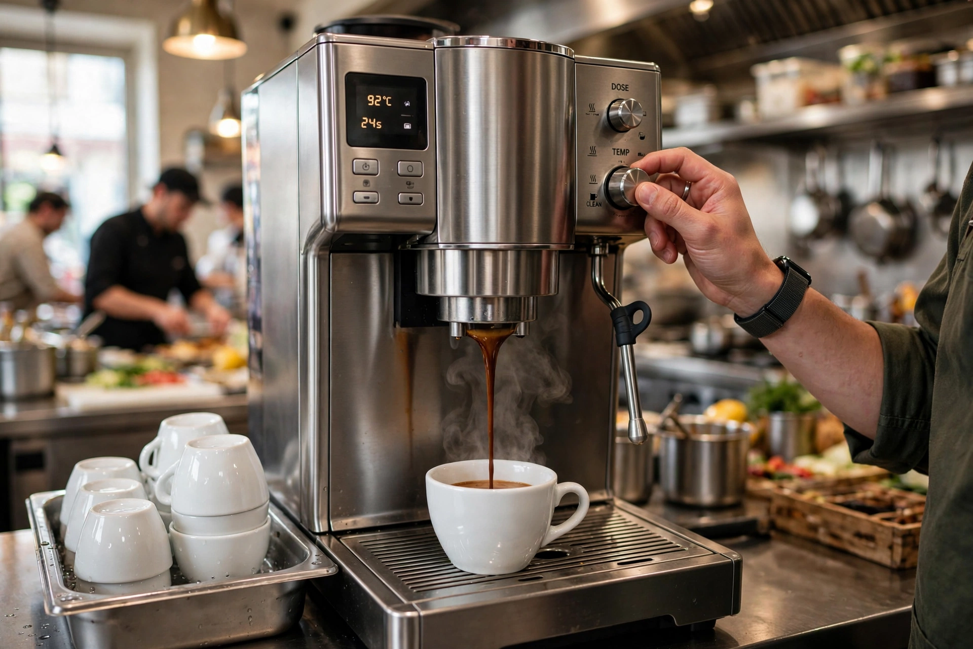 commercial coffee service automatic machines restaurants