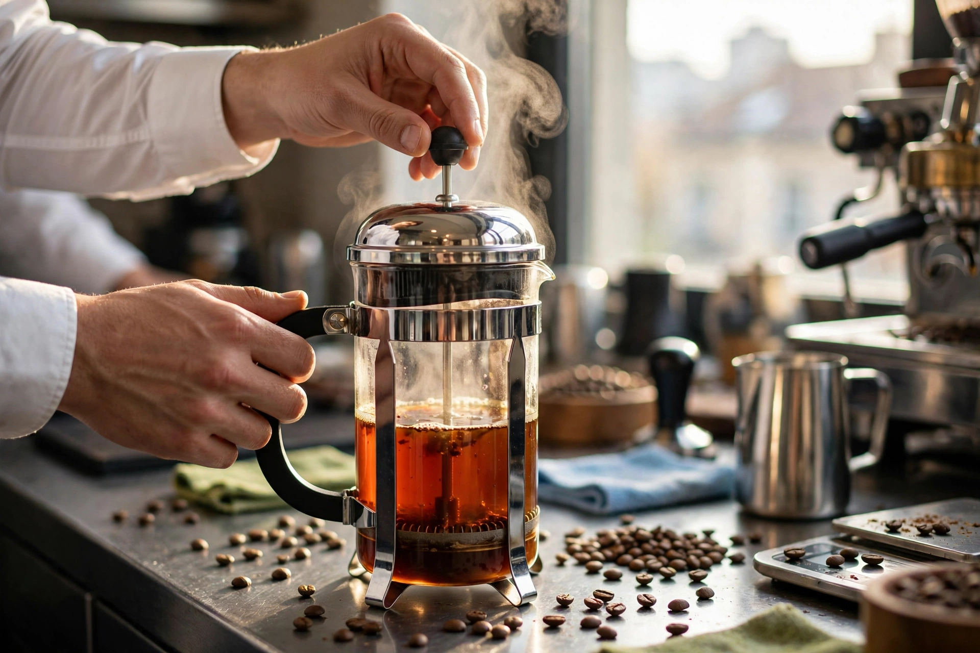 commercial coffee service best french press use
